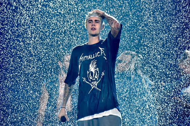 bieber metallica shirt